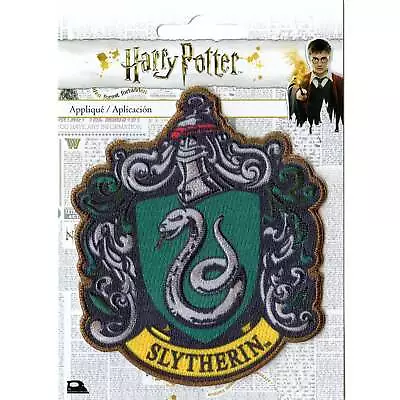 Buy Harry Potter Slytherin Crest Sublimated Embroidered Iron On Patch • 10.57£