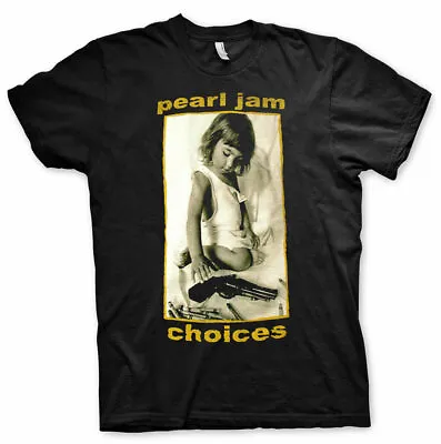 Buy Pearl Jam T Shirt Choices Officially Licensed Black Mens Rock Band Classic Tee • 15.50£