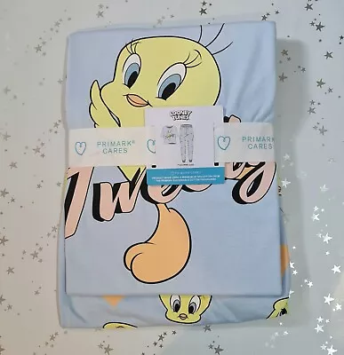 Buy Bnwt Ladies Tweety Pie Looney Tunes Pyjamas Pjs Set Size 10-12 Short Sleeve • 15.99£