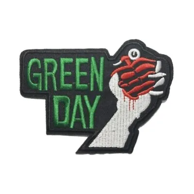 Buy Green Day Rock Band Embroidered Patch Iron On Sew On Transfer • 4.40£