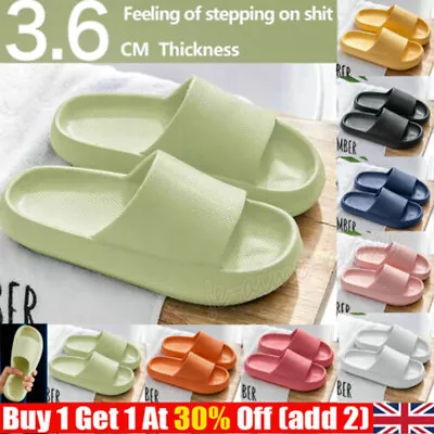 Buy Sandals Ultra-Soft Slippers Extra Cloud Shoes Anti-Slip PILLOW-SLIDES Unisex • 6.79£