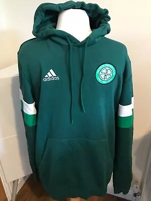 Buy Adidas Celtic Football Club Hoodie Green Hoody Size L • 22.99£