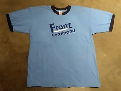Buy 2005 DEADSTOCK!! Vintage Franz Ferdinand Concert Shirt!! The Strokes Interpol • 72.22£