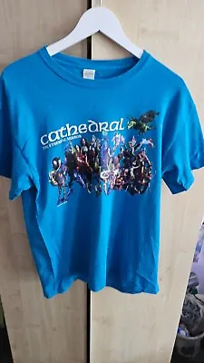 Buy Cathedral Ethereal Mirror T-shirt Blue Size Large No Back-print Near Mint! Cond. • 15£