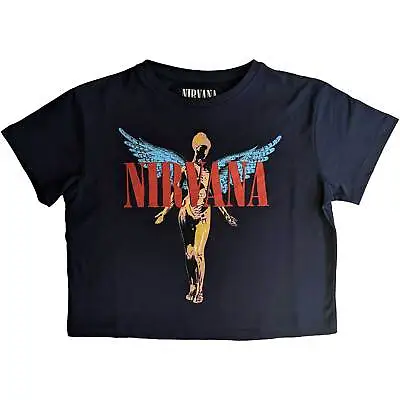 Buy Nirvana Ladies Crop Top: Angelic OFFICIAL NEW  • 18.58£