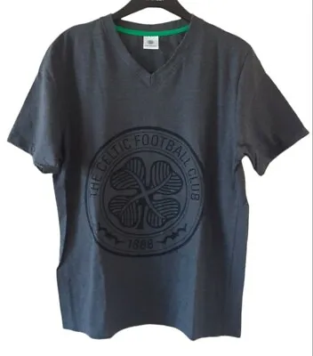 Buy Celtic FC Large Grey Short Sleeve T-shirt. Official Merch. Scottish Football. • 20£