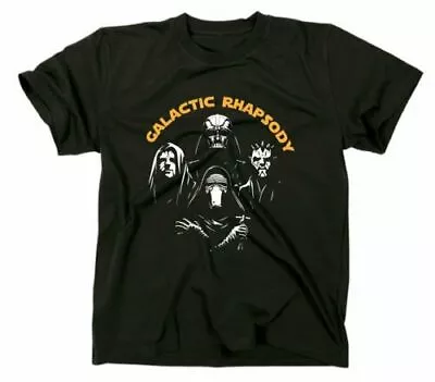 Buy Galactic Rhapsody Bohemian Fan Sith Fun T-Shirt Star Wars Queen Funny Funshirt • 22.73£