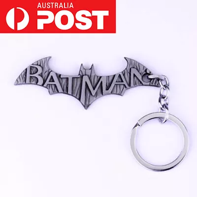Buy Batman Superhero Movie Pendant Metal Keychain Keyring Xmas Jewellery Men Unisex • 6.29£