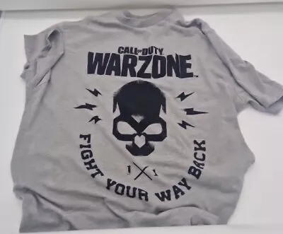 Buy Call Of Duty WARZONE Mens Grey M T-Shirt • 3£