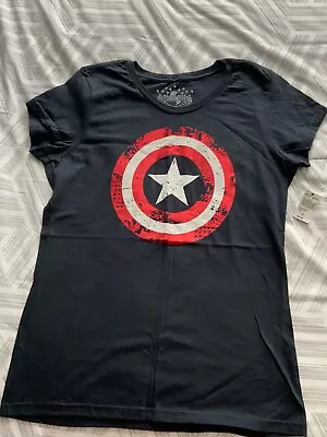 Buy Universal Studios Captain America Ladies T Shirt XL BNWT • 12£