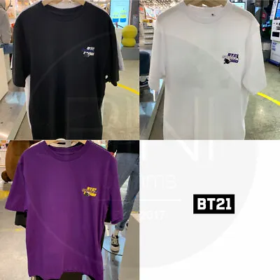 Buy BTS BT21 Official Authentic Goods Space Squad Short Sleeve T-Shirts 3TYPE + TR# • 45.59£