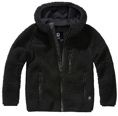 Buy Brandit Children Winter Jacket Kids Teddy Fleece Jacket Hood • 35.45£