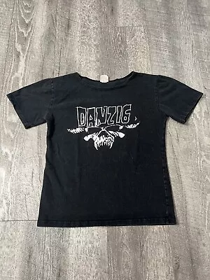 Buy Vintage Danzig Shirt Womens Small 90s Heavy Metal Baby Tee Rock Concert USA Made • 54.81£