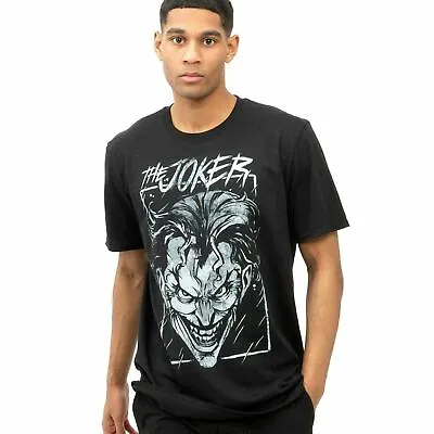 Buy Official DC Comics Mens The Joker Storm T-shirt Black Sizes S - XXL • 13.99£