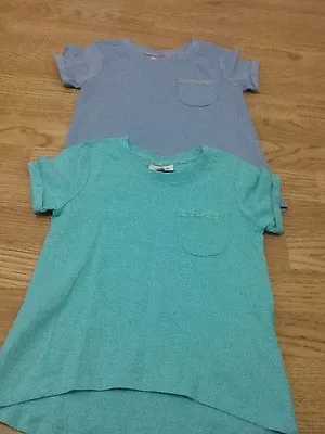Buy 2 X Girls Size 5-6 Years Harper Girl Mint Green & Baby Blue T-Shirts - Brand New • 5.99£