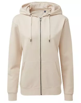 Buy Womens Ladies Zip Up Hoodie Sweatshirt Organic Cotton Blend Hooded Sweat Jacket • 24.99£