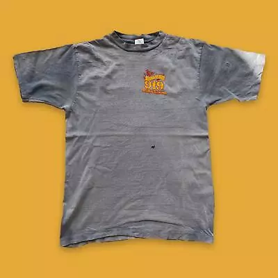 Buy 80's Denvers Public Enemy - Tee TShirt - Vintage - Grey - XLarge • 29.71£