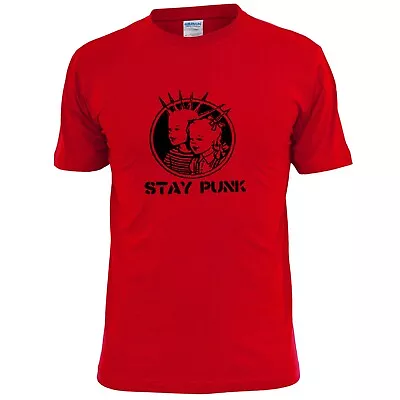 Buy Mens Stay Punk Rock T Shirt Pistols Ruts Crass Buzzcocks • 6.99£
