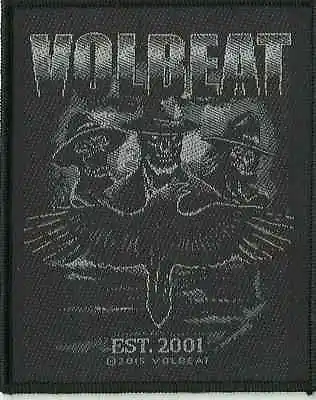 Buy VOLBEAT Outlaw Raven 2015 WOVEN SEW ON PATCH Official Merch - No Longer Made • 6.99£