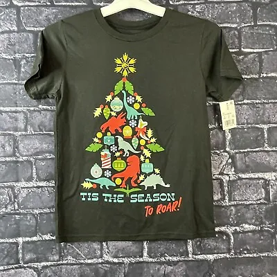 Buy Jurassic World Medium Dinosaurs Tree Ornaments Short Sleeve Graphic T-Shirt • 7.22£