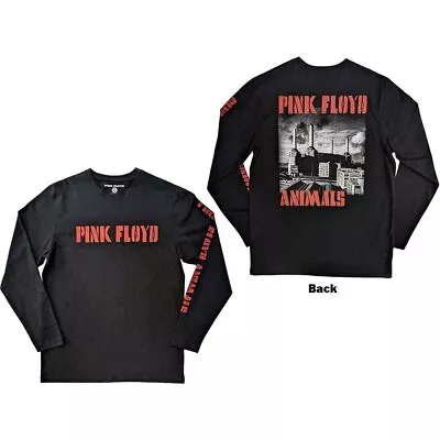 Buy Pink Floyd 'Animals Black & White'  Long Sleeve T Shirt - NEW OFFICIAL • 21.99£