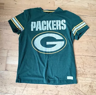 Buy Green Bay Packers T-Shirt Mens Large NFL  American Football graphic tee  • 7.50£