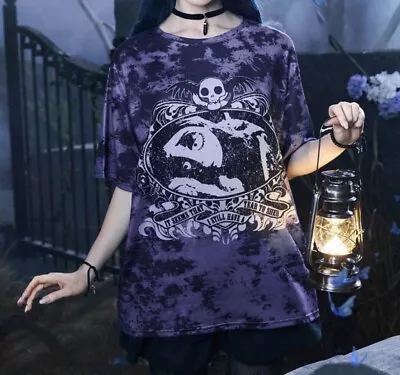 Buy Corpse Bride Emily Tim Burton Oversized T Shirt Top Goth Gothic Witchy Halloween • 12.35£