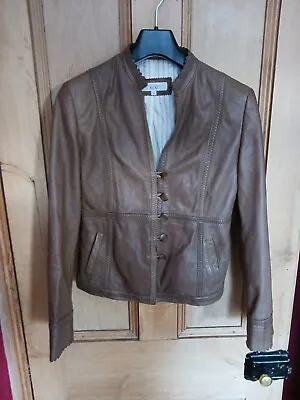 Buy Leather By Next Women's Jacket Size 10 Great Condition Lightly Worn  • 7.99£