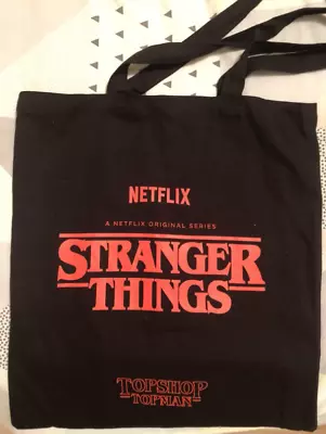 Buy Stranger Things Topshop Limited Edition Tote Bag Topman Netflix New Rare Merch / • 35£