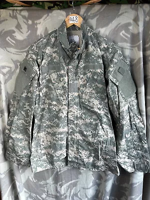 Buy Vintage US Army Combat Uniform Tactical Digital Camouflage Jacket - Small / Long • 16£