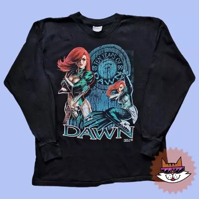 Buy 1999 Dawn Comic Book Series 10 Year Anniversary T Shirt • 100£