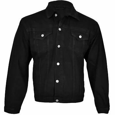 Buy Mens Denim Jackets Trucker Classic Vintage Workwear Western Stonewash Jean Coat • 19.99£