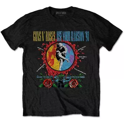 Buy Guns N' Roses Use Your Illusion Circle Splat Official Tee T-Shirt Mens Unisex • 15.99£