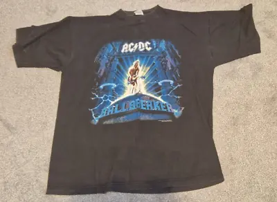 Buy AC/DC Ballbreaker Vintage 1996 World Tour T Shirt Black XL • 125£