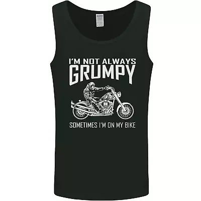 Buy Im Not Always Grumpy Motorbike Motorcycle Mens Vest Tank Top • 10.99£