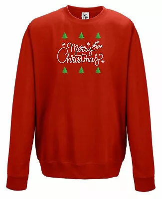 Buy Christmas Jumper Merry Christmas W/ Tree Sweater Funny Gift All Size Adult & Kid • 12.99£