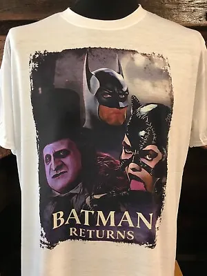 Buy Batman Returns T-shirt - Mens & Women's Sizes S-XXL - Custom Catwoman 90s M L XL • 15.99£
