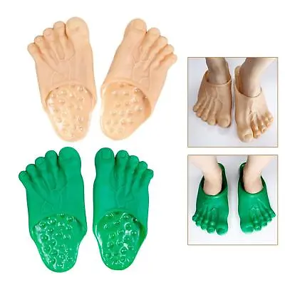 Buy Big Toe Slippers Fake Feet Shoes Halloween Costume Accessories For Children • 10.50£