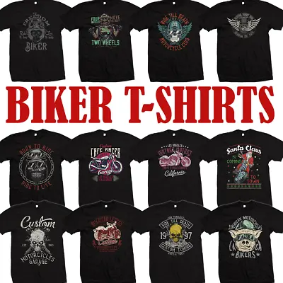 Buy Biker T Shirts - Motorcycle T Shirts - Motorbike T Shirts - High Quality Designs • 7.99£