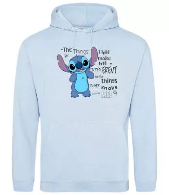 Buy Stitch Hoodie Sweater Sweatshirt Hoody Adults Ladies Kids Personalised Stitch • 19.99£