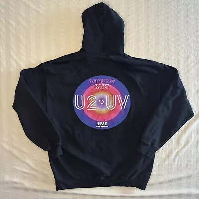 Buy U2 UV Live At Sphere Las Vegas Hoodie Mens Large OFFICIAL Concert Sweatshirt • 56.35£