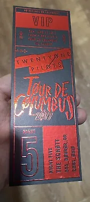 Buy Twenty One Pilots Tour De Columbus Limited Edition NIGHT 5 VIP TICKET MERCH • 212.62£