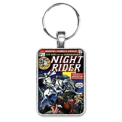 Buy Night Rider #1 Cover Key Ring / Necklace Supernatural Western Comic Book Jewelry • 10.42£