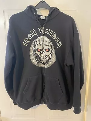 Buy Official Iron Maiden XL The Book Of Souls World Tour  02 Event Hoodie Not TShirt • 49.50£