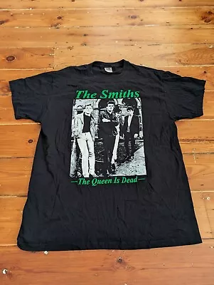 Buy Vintage The Smiths Morrissey Shirt Size XL Fruit Of The Loom Queen Is Dead Black • 0.99£