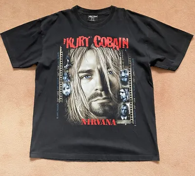 Buy Kurt Cobain Nirvana  T Shirt  Mens Size XL. • 65£