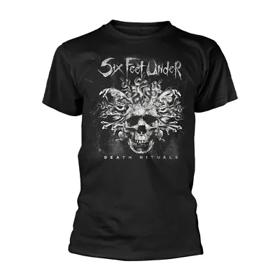 Buy SIX FEET UNDER - DEATH RITUALS BLACK T-Shirt, Front & Back Print Large • 20.09£
