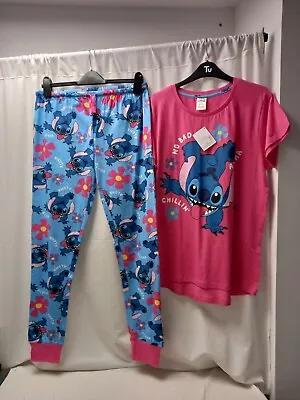 Buy ❤️ Disney Stitch Cotton Pyjamas Size 12-14 BNWT • 4.99£