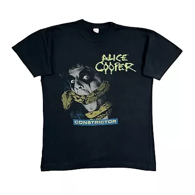 Buy Vintage 1986 Alice Cooper Constrictor Rare Band T Shirt 80s 90s Metal • 65£