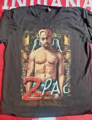 Buy  Vintage 2 Pac Shirt Rare Tupac Shakur Rockvolution Thug Life  Death Row  L • 19.99£